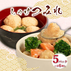 【ふるさと納税】 しゃけ つみれ 6個入り×5パック つみれ シャケ さけ 鮭 練り物 魚 魚介 魚貝 小分け 大容量 鍋 つみれ汁 冷凍 揚げ おかず レシピ おすすめ 海鮮 惣菜 送料無料 ふるさと納税銚子 ふるさと納税つみれ ふるさと納税練り物 千葉県 銚子市 銚子海洋プロダクツ