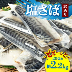 【ふるさと納税】【訳あり】塩さば 20切れ 約2.2kg(個包装)【配送不可地域：離島】【1486464】