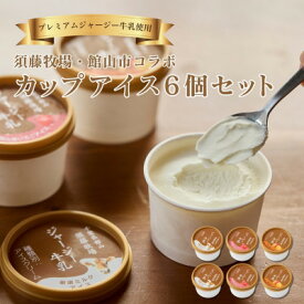 【ふるさと納税】須藤牧場 館山市コラボカップアイス 6個セット(ミルク・いちご・マンゴー　各2個)【配送不可地域：離島】【1486763】