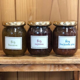 【ふるさと納税】いちじく農家の手作り無添加ジャム　食べ比べセット(150g×3本)【1486769】