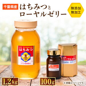 【ふるさと納税】ひふみ養蜂園 はちみつ(1.2kg)・ローヤルゼリー(100g)【配送不可地域:離島】【1486514】