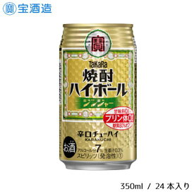 【ふるさと納税】タカラ 焼酎ハイボール ジンジャー 350ml 24本 1ケース 缶 宝酒造