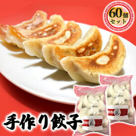 【ふるさと納税】成田の手作り餃子60個セット 加工品 惣菜 冷凍 人気 皮 本格 自慢 モチモチ ジュワー 肉汁 野菜 旨味 中華