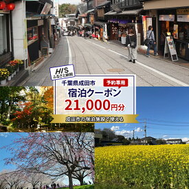 【ふるさと納税】HISふるさと納税宿泊予約専用クーポン（千葉県成田市）21,000円分