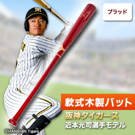 【ふるさと納税】軟式木製バット　YRB-555　ブラッド　阪神タイガース 近本光司選手モデル【1405875】
