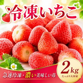 【ふるさと納税】 冷凍いちご 2kg 瞬間冷凍 苺 イチゴ とちおとめ おいCベリー かんなひめ 紅ほっぺ かおり野 やよい姫 ichigo itigo べりー フルーツ 新鮮 ふるーつ くだもの 果物 旬 甘い 大粒 食べ応え ジューシー かき氷 ジャム スムージー 有機栽培 市東農園 千葉 東金