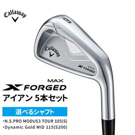 【ふるさと納税】 ゴルフクラブセット キャロウェイ X FORGED MAX アイアン 5本セット 選べるシャフト Callaway ゴルフ スポーツ