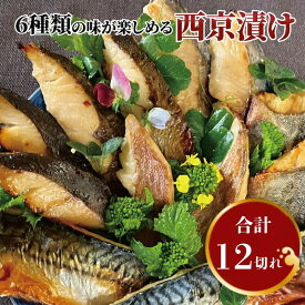 【ふるさと納税】西京焼き 西京漬け 魚 セット 詰め合わせ 6種 12枚 冷凍 切り身 小分け 焼き魚 フライパン 手軽 簡単料理 美味しい おかず お弁当 ご飯のお供 おつまみ 西京味噌 漬け魚 西京焼 西京漬 銀鱈 赤魚 メバル 銀ヒラス 鯖 ホッケ ホキ 鱈
