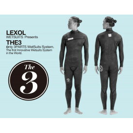 【ふるさと納税】LEXOL WETSUITS 3パーツで構築された『THE3』フルスーツ:素材 X-SILL【1278905】
