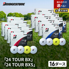 【ふるさと納税】ゴルフ 24 TOUR BX ＆ 24 TOUR BXS 16ダース セット ゴルフボール ボール ブリヂストン