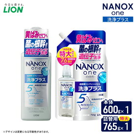 【ふるさと納税】NANOXone洗浄プラス　本体1＋詰め替え用特大1　ライオン LION 洗濯 洗濯用洗剤 液体洗剤 日用品 消耗品 詰め替え 除菌 消臭 抗菌 ギフト 石鹸 衣類用 セット 市原市