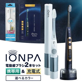 【ふるさと納税】＼★新登場！／電動歯ブラシ 音波振動歯ブラシ IONPA home DP-121 携帯用 IONPA DM-021 《7-14日以内に出荷予定(土日祝除く)》 本体 イオン USB 充電 ionic アイオニック 電動 歯ブラシ はみがき 家電 マウスケア 歯周病予防 歯周ケア 携帯用