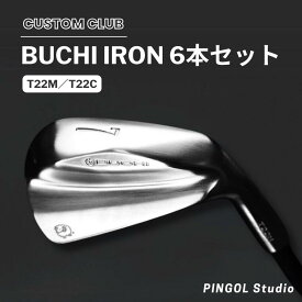 【ふるさと納税】ゴルフ buchi ゴルフクラブ アイアン ゴルフ用品 カスタム 選べる 6本セット BUCHI IRON T22M or T22C