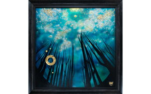 【ふるさと納税】No.083【アート】【アート】一点物油絵【絵画】星夜のタンザナイト〜誇り高き人〜/絵画油絵インテリア千葉県