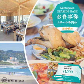 【ふるさと納税】【Kamogawa SEASIDE BASE】お食事券 3千円/6千円/9千円相当　[0010-0275]