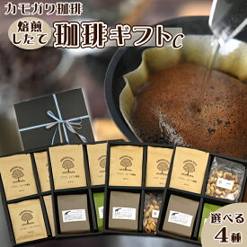 【ふるさと納税】【カモガワ珈琲】焙煎したての珈琲ギフト C《選べる4種のBOXギフト》　[0021-0003]