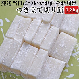 【ふるさと納税】【日時指定必須】つきたて「切り餅」（1.2kg） [0007-0049]
