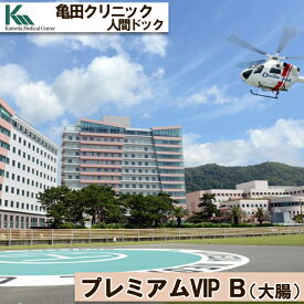 【ふるさと納税】【亀田クリニック人間ドック】プレミアムVIP B（大腸）コース　1名様（1泊2日）　[0950-0001]
