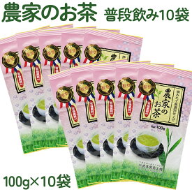 【ふるさと納税】日本茶 農家のお茶 普段飲み10袋 袖ケ浦産｜お茶 緑茶 千葉 [0234]