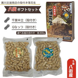 【ふるさと納税】＼選べる 八街 ギフトセット／殻付き千葉半立＆Qなっつ 八街 ギフトセット・殻付き千葉半立 八街 ギフトセット 落花生 殻付き 焙煎 ビール 酒 おつまみ おやつ 手土産 贈り物 千葉県 八街市 特産品 送料無料