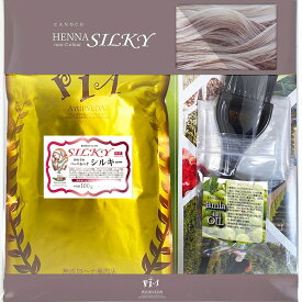 【ふるさと納税】ヘナ かの子のハーバルヘナ シルキー アーユルヴェーダ ヘアケア スカルプケア ご自宅ケア スターターセット