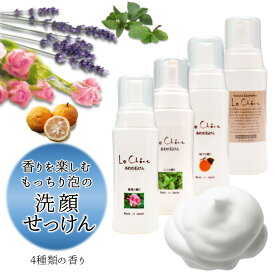 【ふるさと納税】ルシェーヌあわの石けん 200ml 泡洗顔 4種類の香り