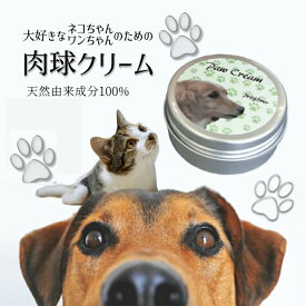 【ふるさと納税】肉球クリーム 犬 猫 天然由来成分100% 無香料 無添加 10ml 20ml 40ml