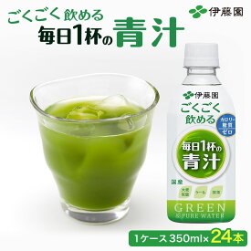 【ふるさと納税】【伊藤園】 ごくごく飲める！ 毎日1杯の青汁 1ケース （350ml×24本） ペットボトル 大容量 青汁 伊藤園 ペットボトル 健康 効果 おすすめ 飲みやすい すっきり 無糖 ダイエット 国産 350ml 無糖 あおじる アオジル 青じる 健康 箱買い ケース 国産 TMP001