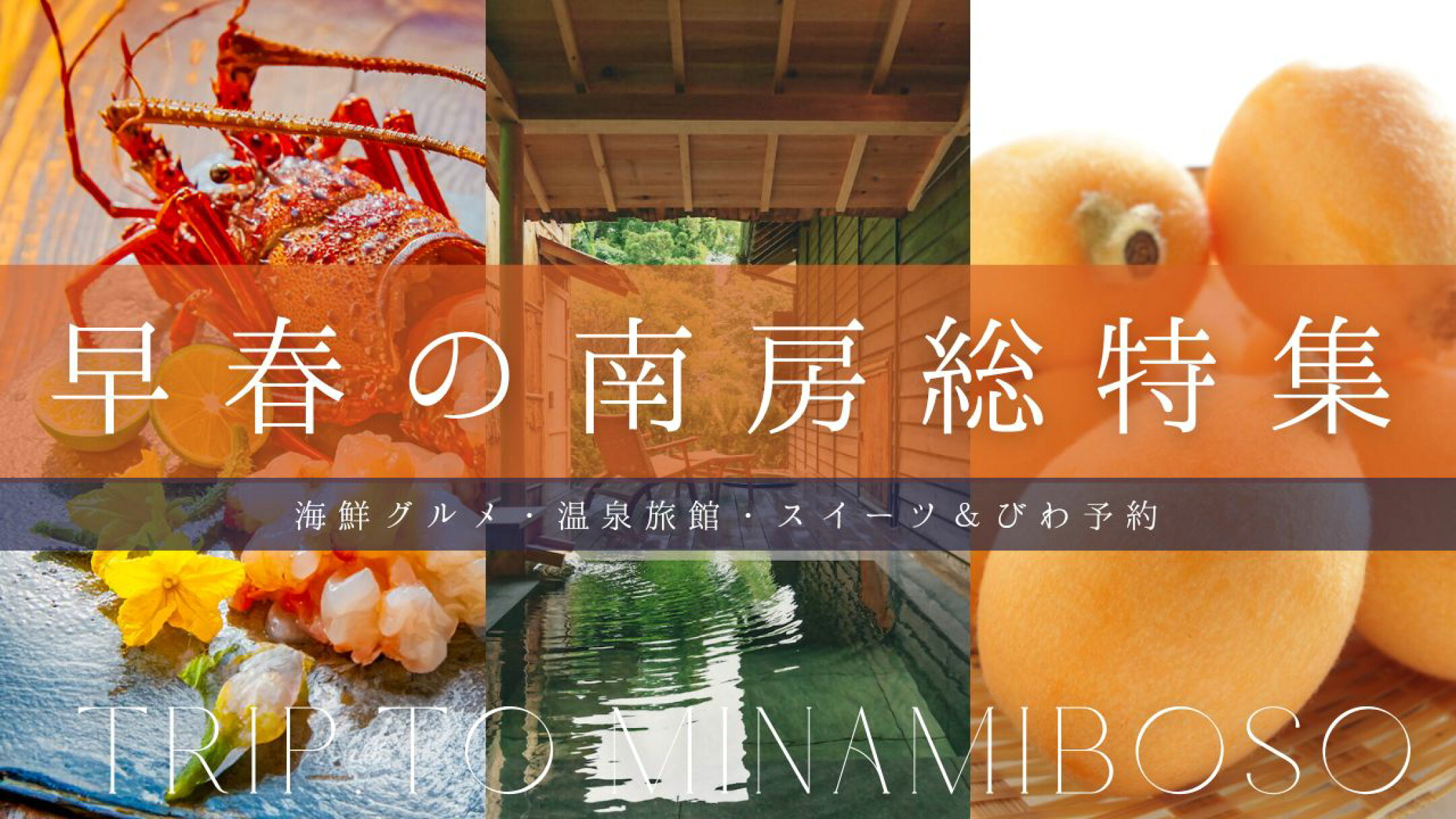 早春の南房総特集｜海鮮グルメ・温泉旅館・スイーツ＆びわ予約