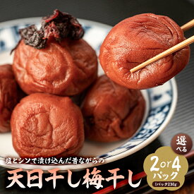 【ふるさと納税】 【内容量が選べる】塩とシソで漬け込んだ昔ながらの天日干し梅干し 千葉県 南房総市 塩 漬け込み 赤ジソ 味付け おにぎり ご飯 おかず 熱中症対策 お取り寄せ セット 送料無料