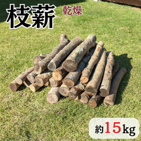 【ふるさと納税】枝薪 乾燥薪 広葉樹 15kg