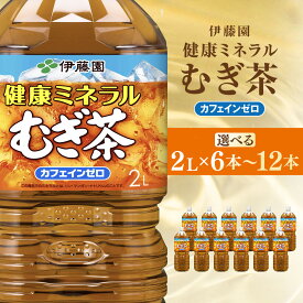 【ふるさと納税】伊藤園　健康ミネラルむぎ茶　【 12本(2ケース) / 6本(1ケース) 】 【 ふるさと納税 人気 おすすめ ランキング 麦茶 健康ミネラル麦茶 むぎ茶 カフェインゼロ 健康 箱買い ケース 大容量 国産 千葉県 香取市 送料無料 】 ITE004_OYA