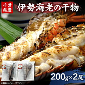 【ふるさと納税】伊勢海老の干物200g×2尾_ 美味しい 人気 高級 伊勢海老 エビ 干物 海鮮 【配送不可地域：離島】【1607616】
