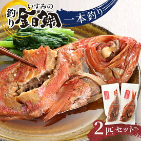 【ふるさと納税】いすみの釣り金目鯛(冷凍)2匹セット【配送不可地域：離島】【1689486】