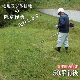 【ふるさと納税】宅地及び休耕地の除草作業を代行します／50坪前後