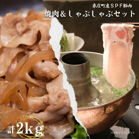 【ふるさと納税】東庄町産SPF豚肉 焼肉＆しゃぶしゃぶセット 500g×4 計2kg