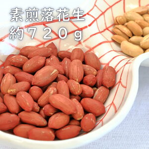 【ふるさと納税】素煎り落花生(千葉県産) 約720g ピーナッツ らっかせい