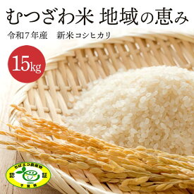 【ふるさと納税】数量限定 令和6年 新米 むつざわ米 コシヒカリ 15kg 1袋 先行予約 睦沢町 産 精米 国産 千葉県 白米 ごはん ご飯 お米 ライス 【寺崎新町営農組合】 F21G-002