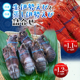 【ふるさと納税】G112 冷凍生伊勢えびと冷凍蒸し伊勢えび詰合せ ONJA022