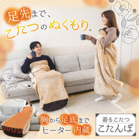 【ふるさと納税】ヒーター内蔵おひとりさま用着るこたつ 「ダニ対策モード付きこたんぽ」【1698620】
