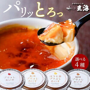 【ふるさと納税】【玄海】クレームブリュレあいす4種食べ比べセット各3個【12個入】 クレームブリュレ クリームブリュレ アイス おやつ デザート スイーツ 食べ比べ セット 玄海 バニラ 大