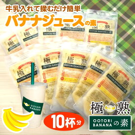 【ふるさと納税】【人気店 新宿OOTORI】極熟★OOTORIバナナの素 100g（10個セット）