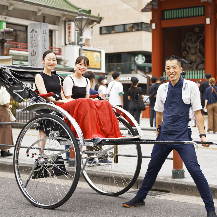 楽天市場 ふるさと納税 浅草人力車の一番の老舗 浅草観光人力車乗車チケット 2名様30分コース 体験 ペア 関東 東京 上野 浅草 人力車 チケット アウトドア 観光 スカイツリー ツアー 旅行 東京都台東区