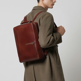 【ふるさと納税】アンティーク スクエア バックパック リュック 鞄 ビジネス ギフト 贈答 プレゼント 革製品 マザーハウス MOTHER HOUSE