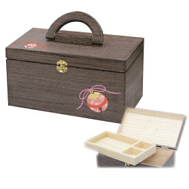 【ふるさと納税】【箱長】ソーイングボックス (大) 裁縫箱 桐箱 ボックス 収納 収納ボックス 桐 木製 伝統工芸品 和風 日本製