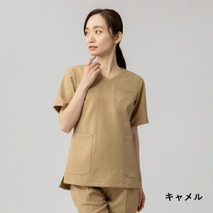 【ふるさと納税】レピウスの白衣 【レディース】 スクラブ リンクル / ネーム刺繍付き 女性用 ユニフォーム 制服 医療用 診療衣 クリニック 医師 薬剤師 半袖