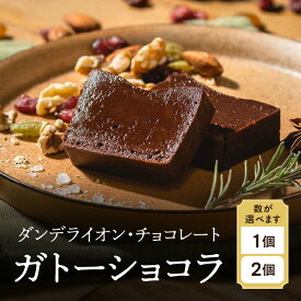 【ふるさと納税】【ダンデライオン・チョコレート】ガトーショコラ [個数が選べる] 1個 / 2個 チョコレート スイーツ ハイカカオ チョコレートケーキ グルテンフリー カカオ 70% 誕生日 プレゼント 贈り物 ギフト