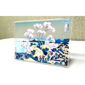 【ふるさと納税】アートディスプレイ 葛飾北斎 東海道品川御殿山ノ不二 アクリル楯 アート アート板 アクリル板 アクリルスタンド デザインパネル アートパネル ディスプレイ インテリア 雑貨 置き物 置物 オブジェ 東京 東京都 墨田区