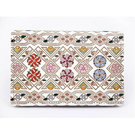 【ふるさと納税】パスケース 名刺入れとしても パスカードホルダー 花菱 文庫屋大関 名刺入れ 名刺ケース レディース 定期券入れ 定期入れ 名刺 カードケース 二つ折り 薄型 レザー 本革 革 文庫革 日本製 東京 東京都 墨田区　お届け：発送可能時期より順次配送