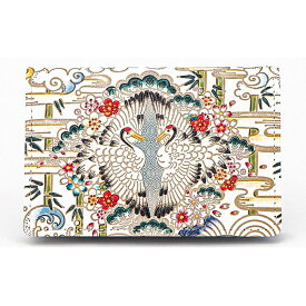 【ふるさと納税】パスケース 名刺入れとしても パスカードホルダー むかい鶴 文庫屋大関 名刺入れ 名刺ケース レディース 定期券入れ 定期入れ 名刺 カードケース 二つ折り 薄型 レザー 本革 革 文庫革 日本製 東京 墨田区　お届け：発送可能時期より順次配送